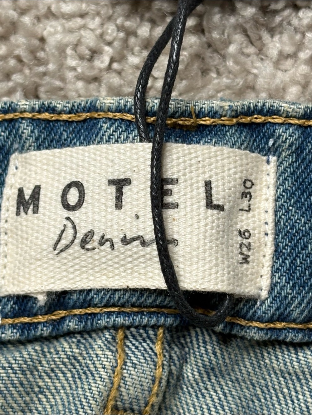 Motel Low Rise Parallel Jeans - Picture 5 of 7